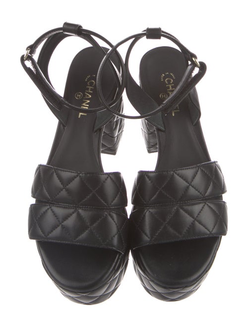 Chanel 2025 Interlocking CC Logo Sandals