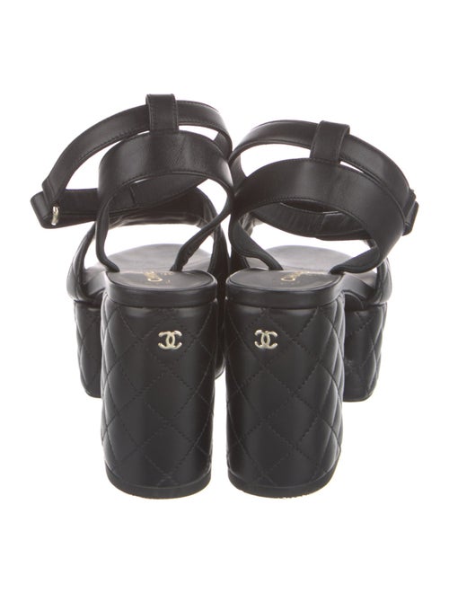 Chanel 2025 Interlocking CC Logo Sandals