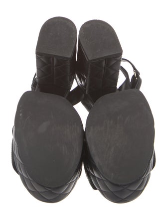 Chanel 2025 Interlocking CC Logo Sandals