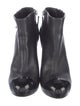 Chanel Interlocking CC Logo Lambskin Boots