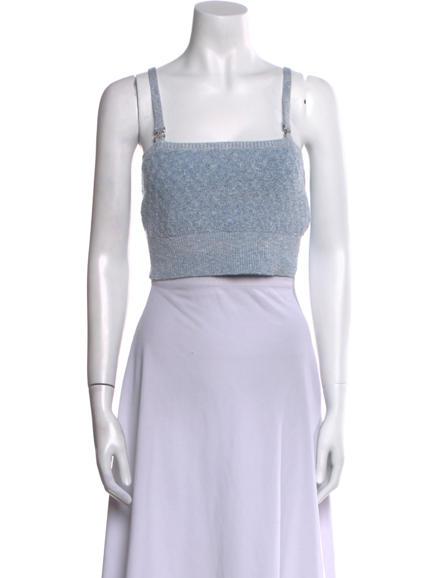 Chanel 2023 Cashmere Crop Top