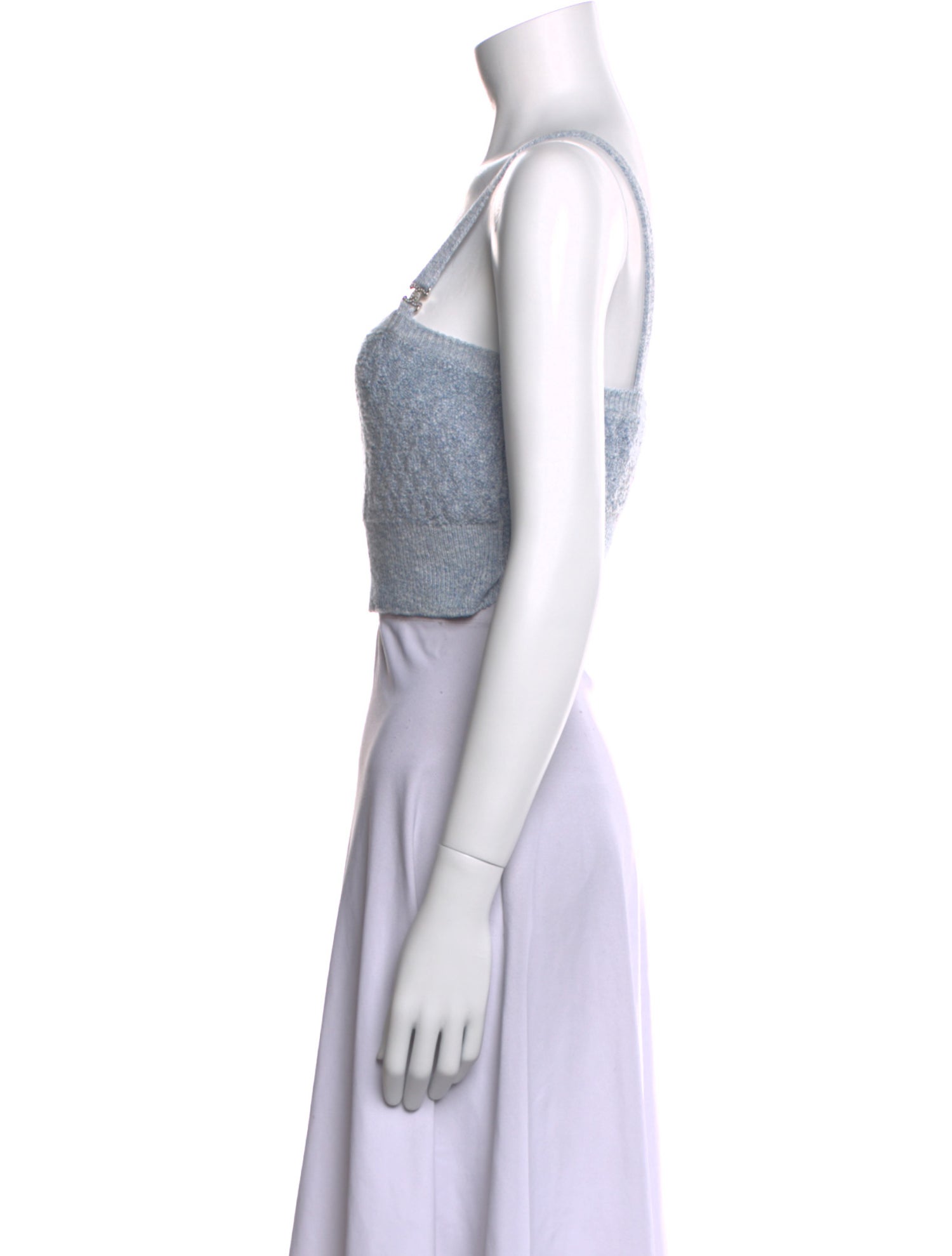 Chanel 2023 Cashmere Crop Top