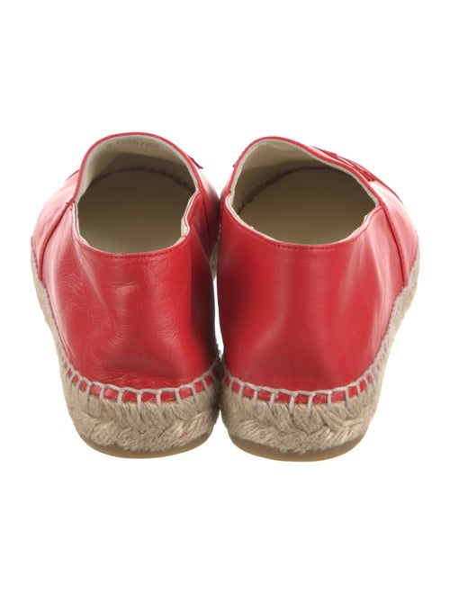 Chanel Interlocking CC Logo Lambskin Espadrilles