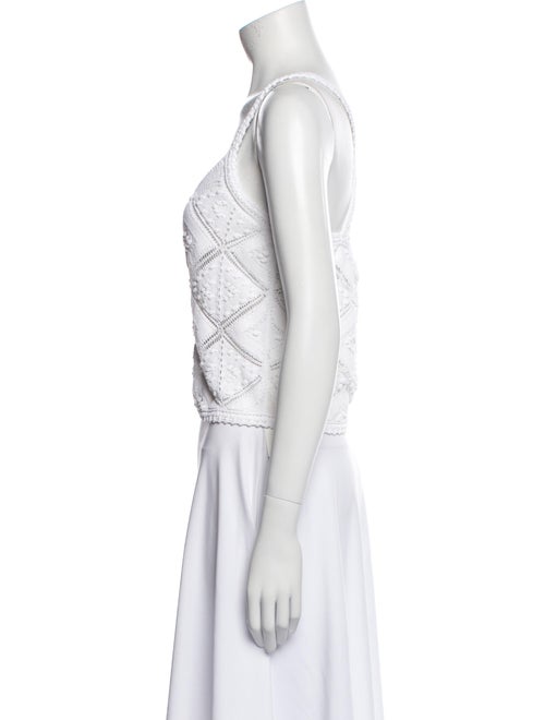 Chanel 2023 Square Neckline Crop Top