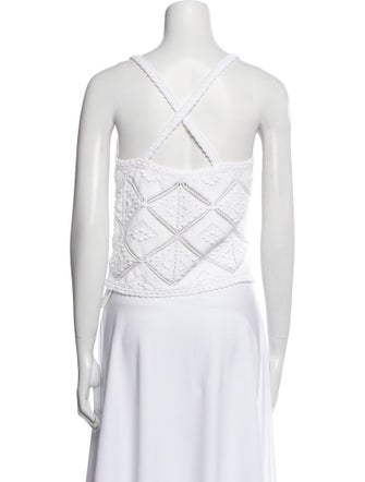 Chanel 2023 Square Neckline Crop Top