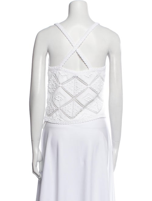 Chanel 2023 Square Neckline Crop Top