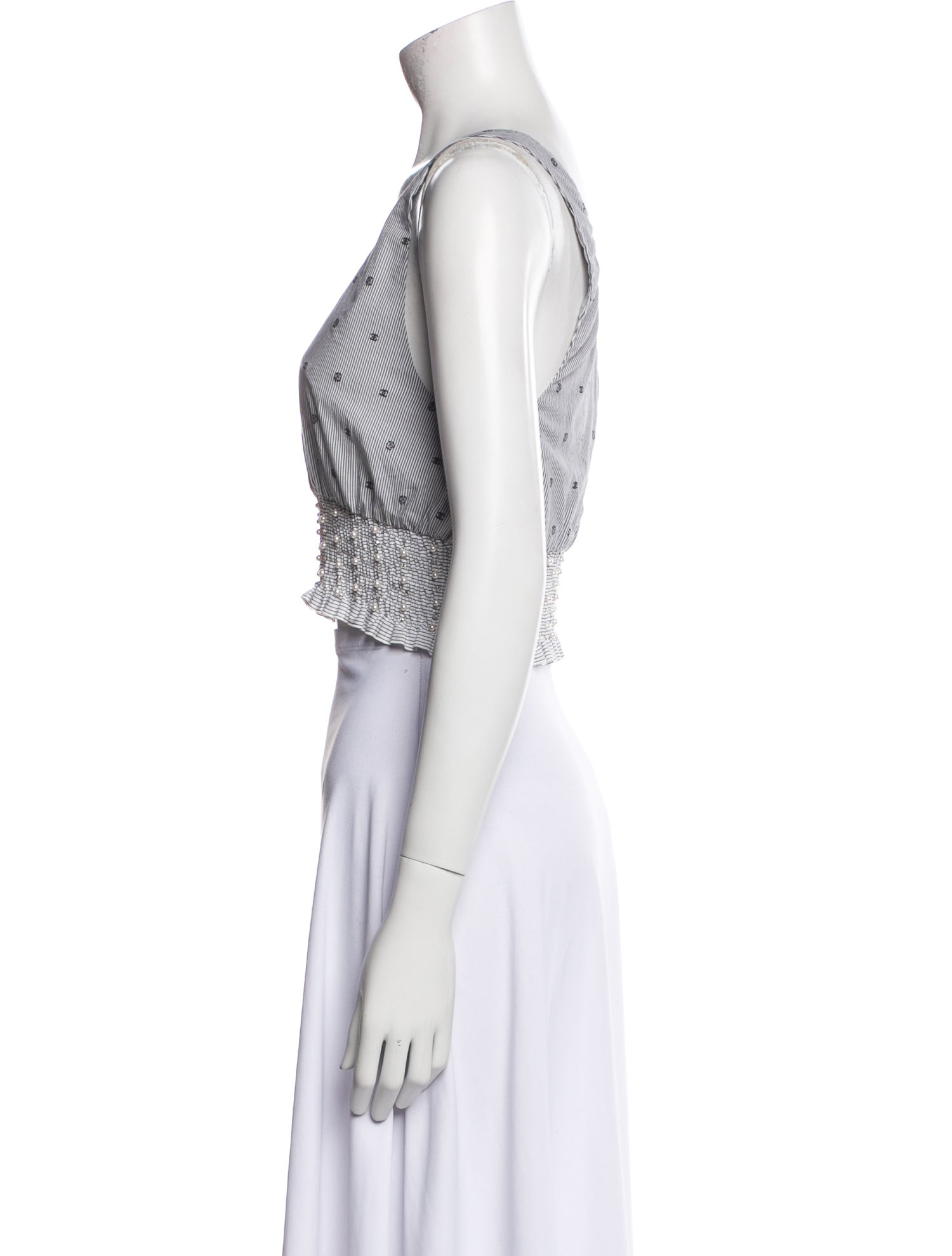 Chanel 2024 Printed Crop Top