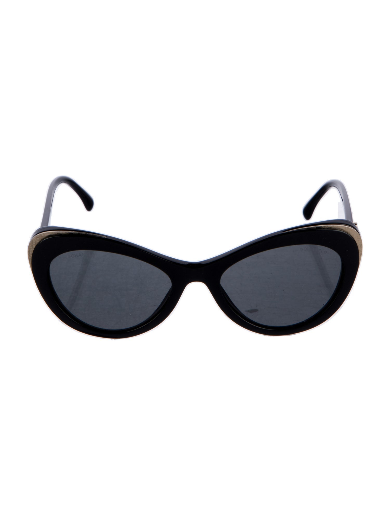 Chanel Interlocking CC Logo Cat-Eye Sunglasses