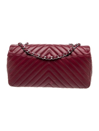 Chanel Surpique Chevron Flap Bag