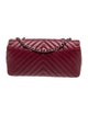 Chanel Surpique Chevron Flap Bag