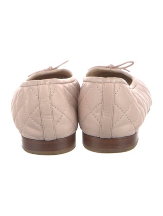 Chanel Interlocking CC Logo Lambskin Flats