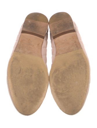 Chanel Interlocking CC Logo Lambskin Flats