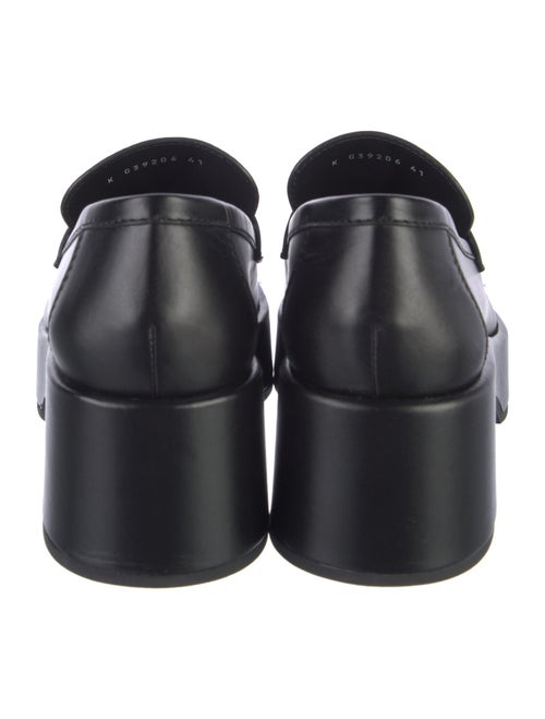 Chanel Interlocking CC Logo Leather Loafers