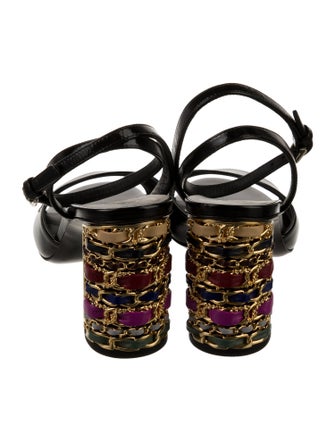 Chanel 2023 Interlocking CC Logo Slingback Pumps