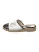 Chanel 2023 Interlocking CC Logo Espadrilles