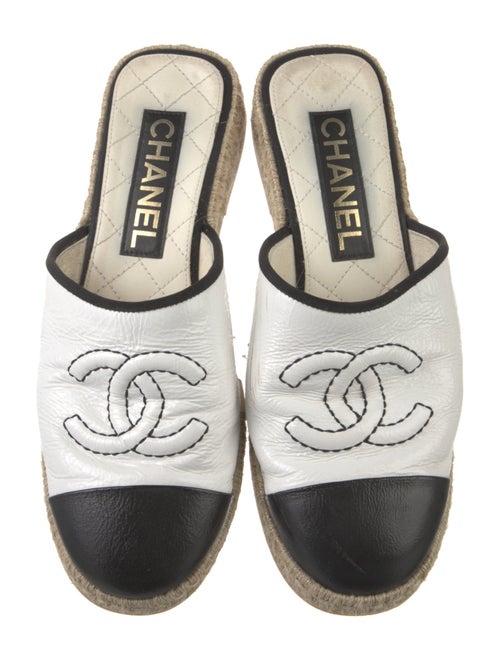 Chanel 2023 Interlocking CC Logo Espadrilles