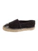 Chanel Interlocking CC Logo Tweed Espadrilles