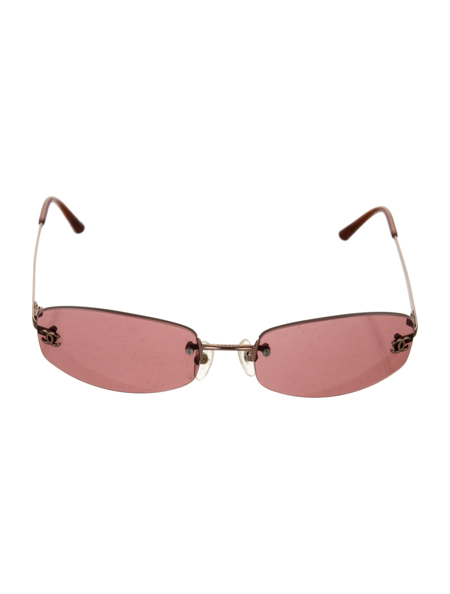 Chanel Interlocking CC Logo Cat-Eye Sunglasses