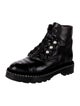 Chanel 2018 Interlocking CC Logo Combat Boots