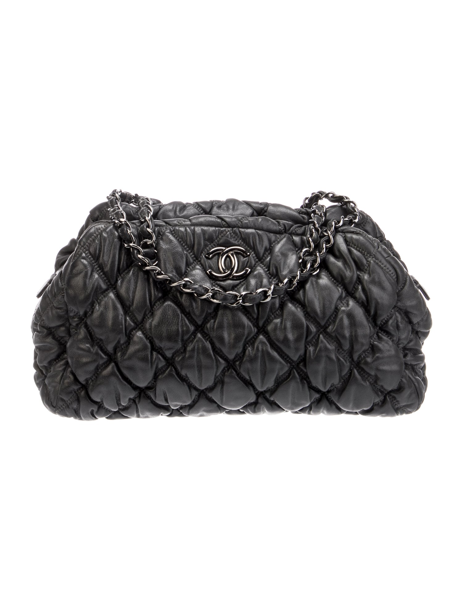 Chanel Bubble Quilt Bowler Bag
