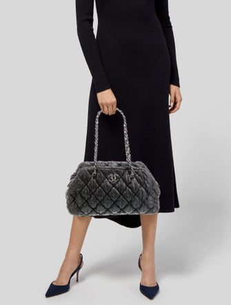Chanel Bubble Quilt Bowler Bag