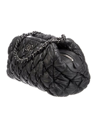 Chanel Bubble Quilt Bowler Bag