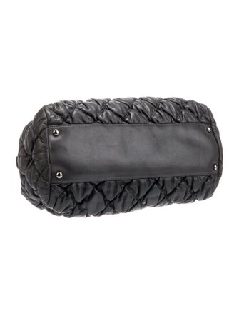 Chanel Bubble Quilt Bowler Bag