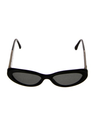 Chanel Interlocking CC Logo Cat-Eye Sunglasses