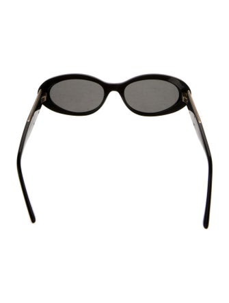 Chanel Interlocking CC Logo Cat-Eye Sunglasses