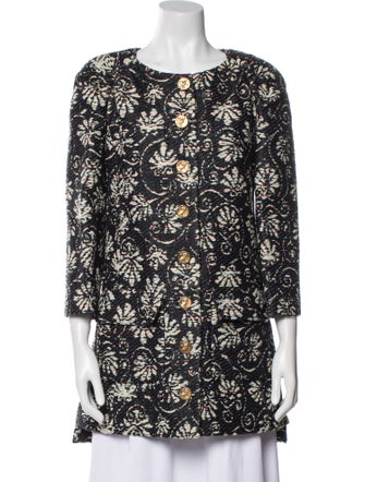 Chanel 2018 Floral Print Coat