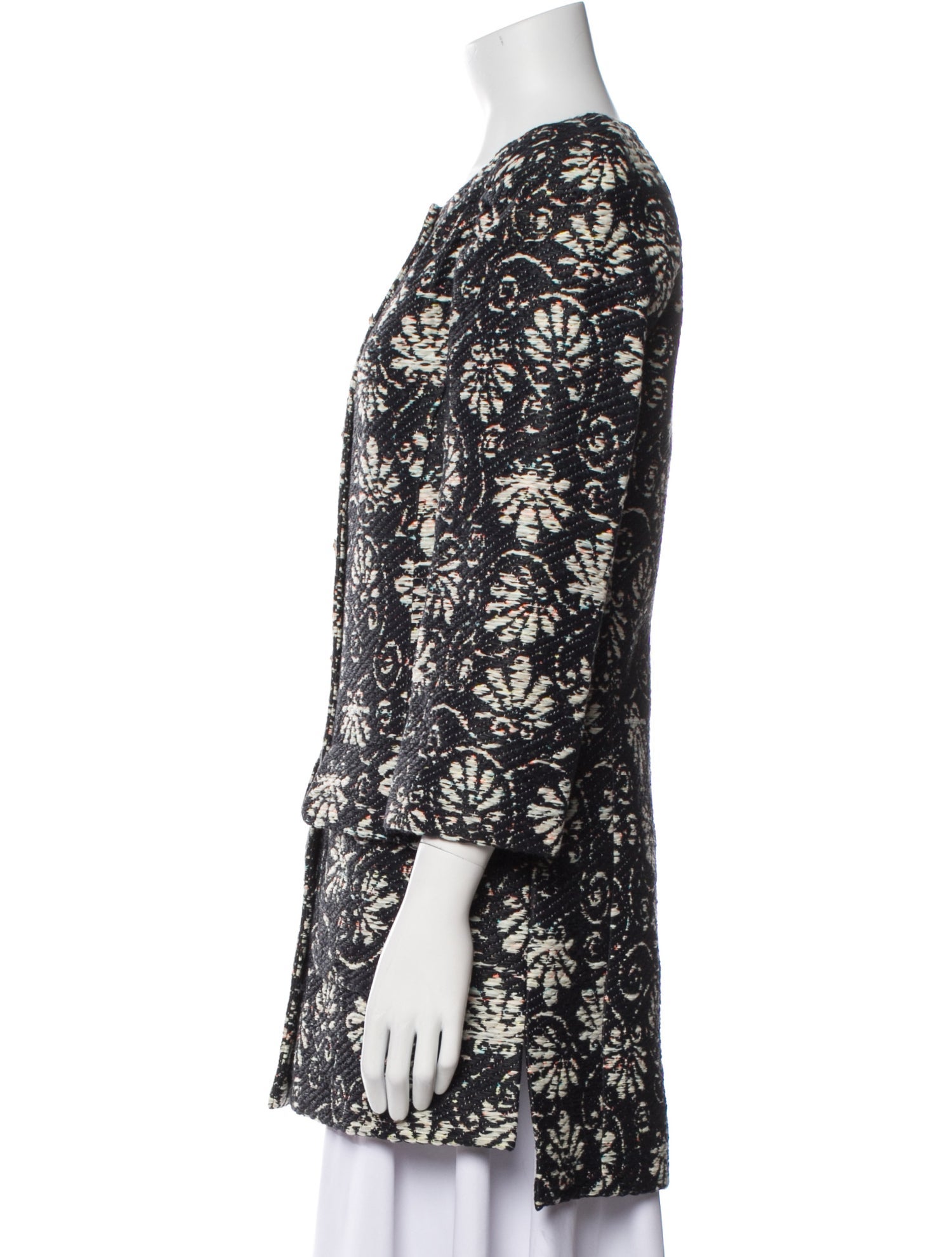 Chanel 2018 Floral Print Coat