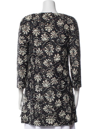 Chanel 2018 Floral Print Coat