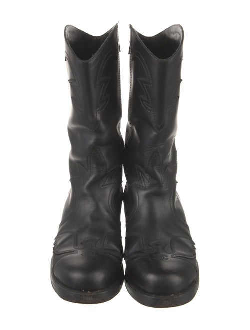 Chanel 2014 Interlocking CC Logo Western Boots