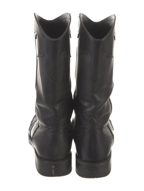 Chanel 2014 Interlocking CC Logo Western Boots