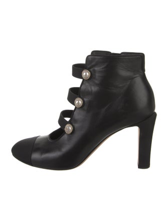 Chanel 2017 Interlocking CC Logo Boots