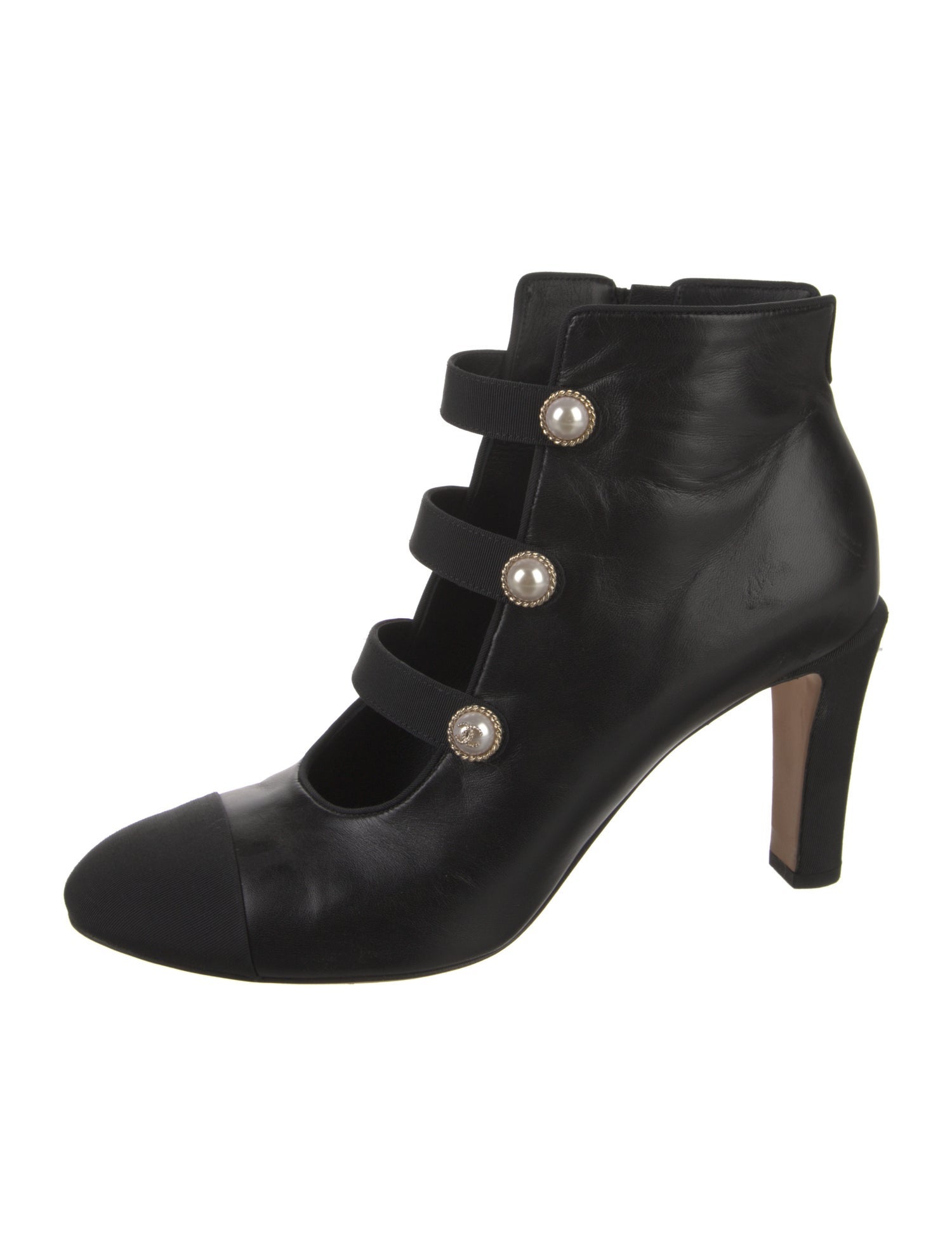 Chanel 2017 Interlocking CC Logo Boots