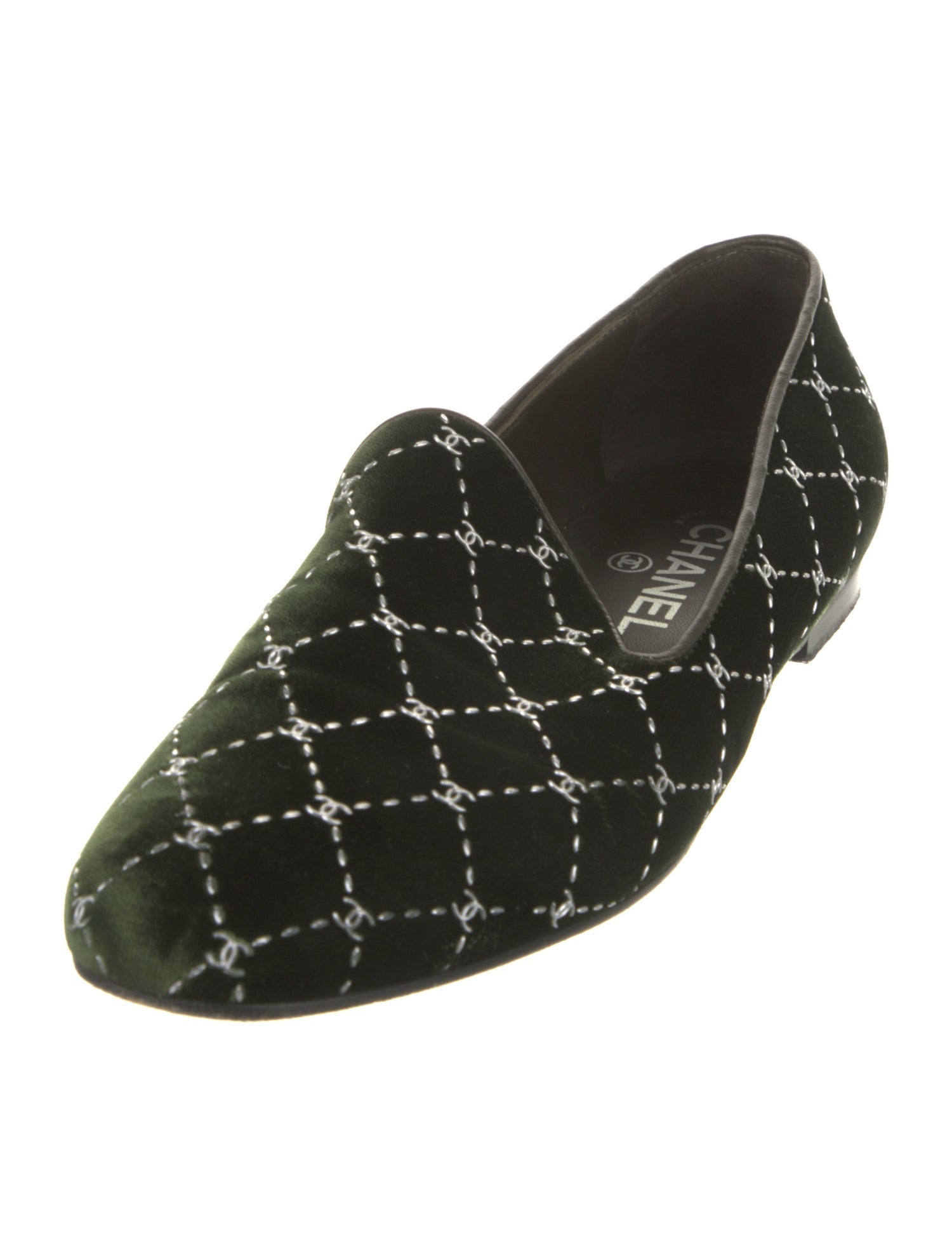 Chanel 2017 Interlocking CC Logo Loafers