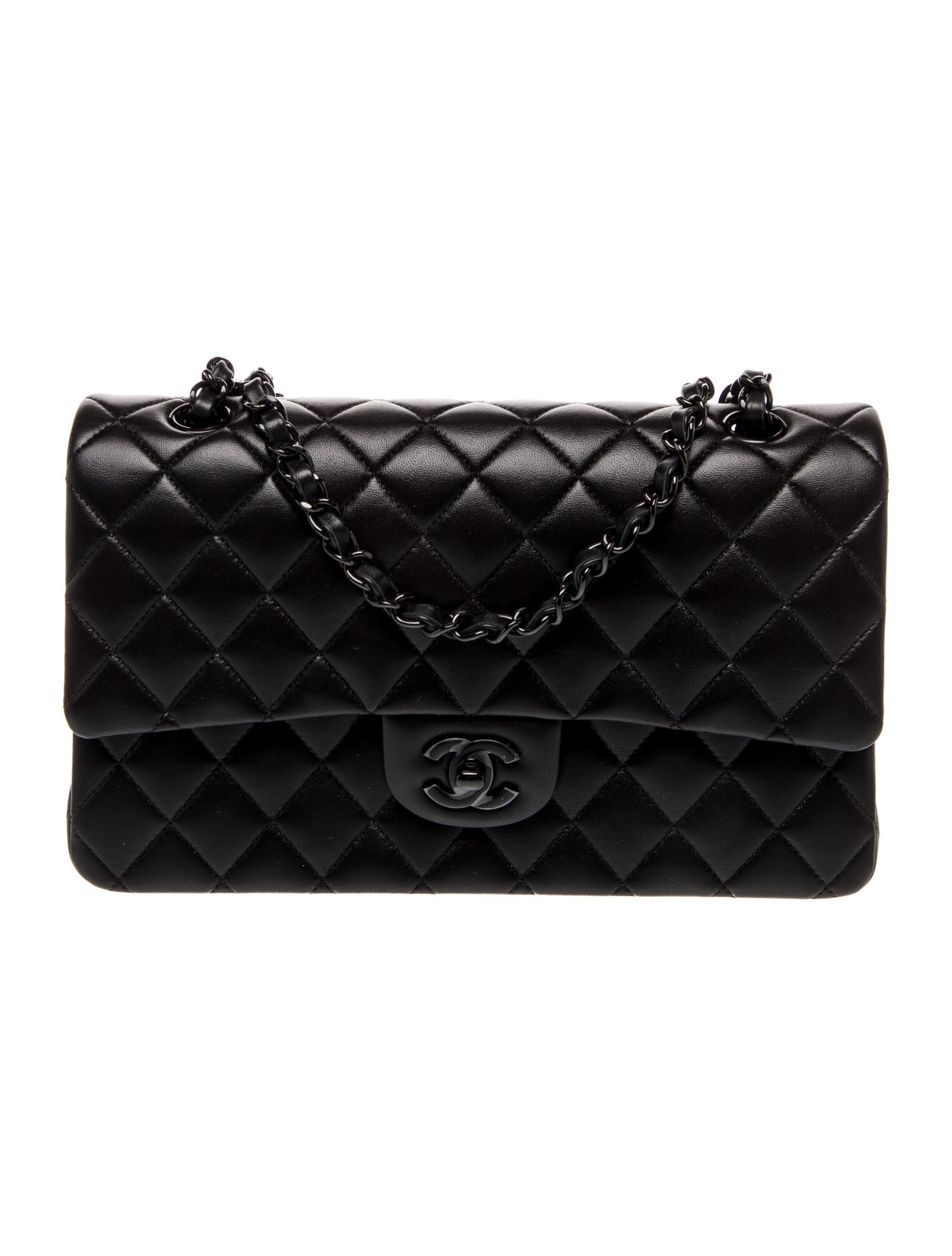 Chanel So Black Classic Medium Double Flap Bag