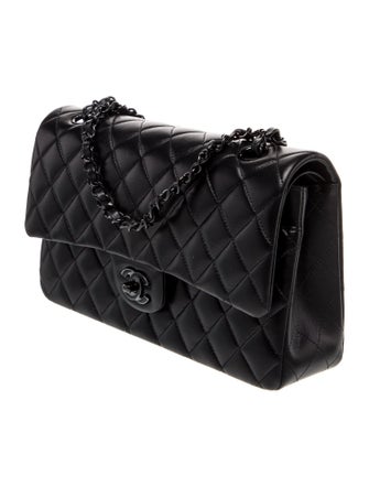 Chanel So Black Classic Medium Double Flap Bag