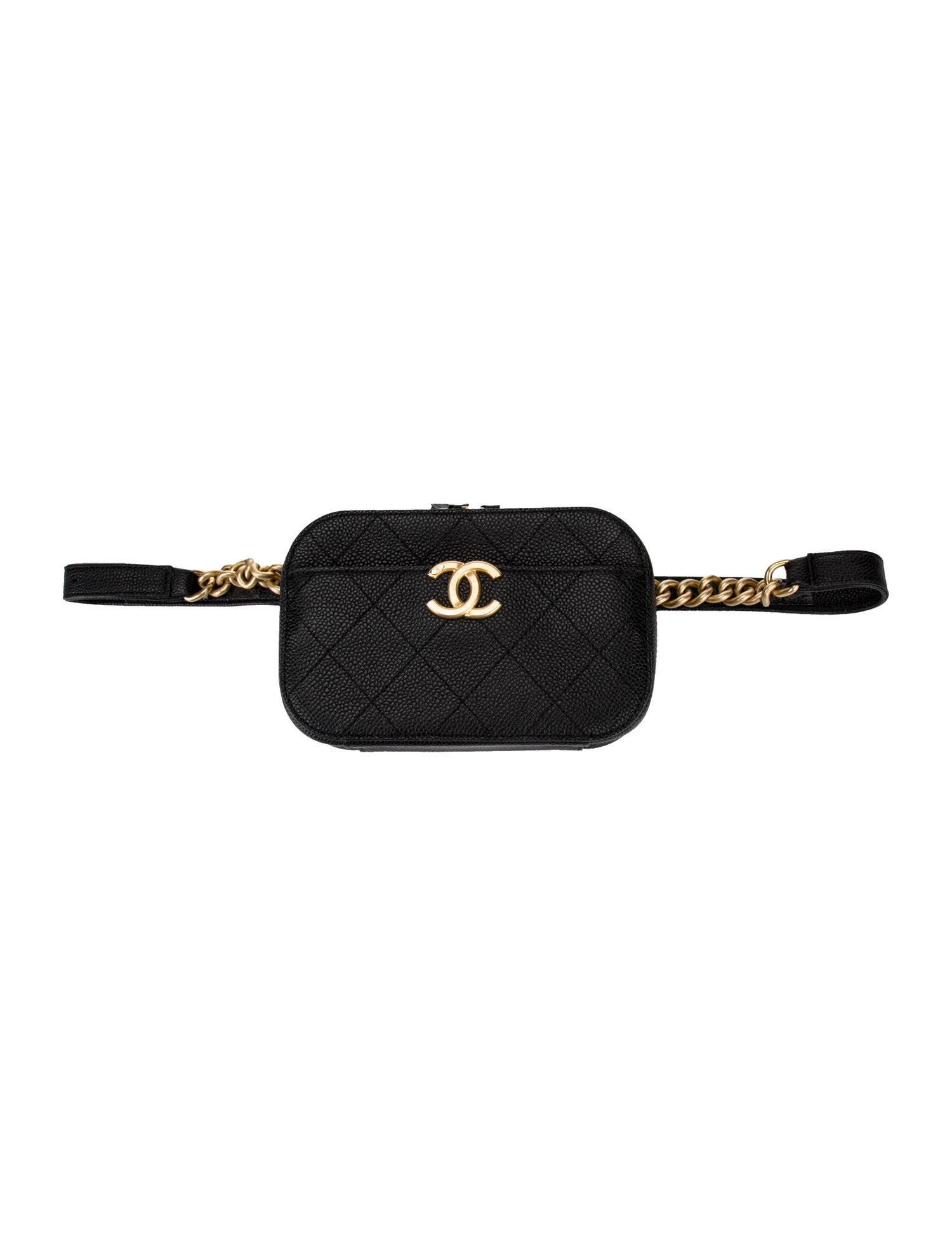 Chanel Quilted Caviar Chic Affinity Belt Bag