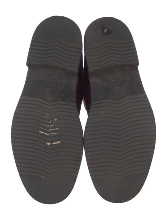 Chanel 2014 Interlocking CC Logo Combat Boots