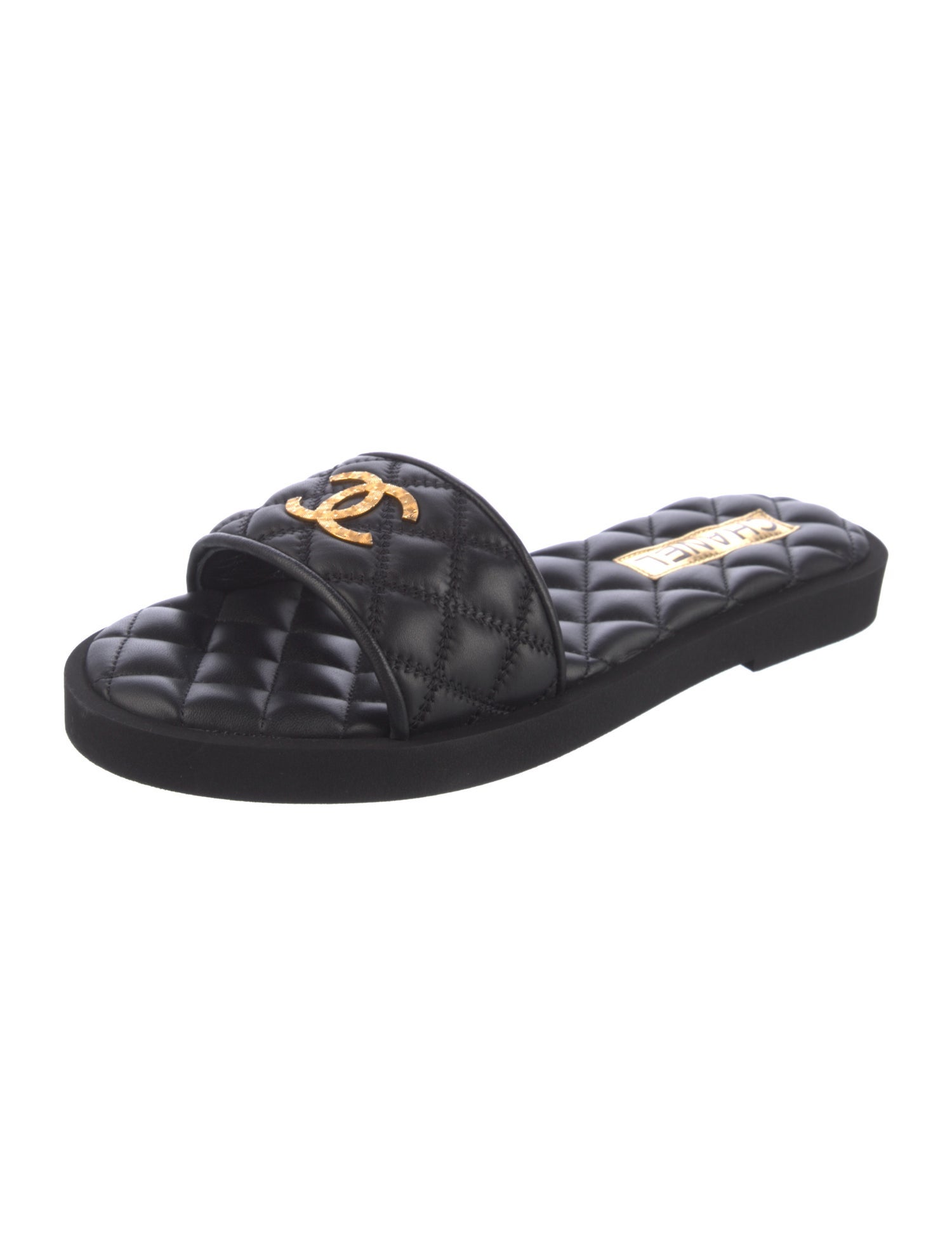 Chanel 2023 Interlocking CC Logo Slides