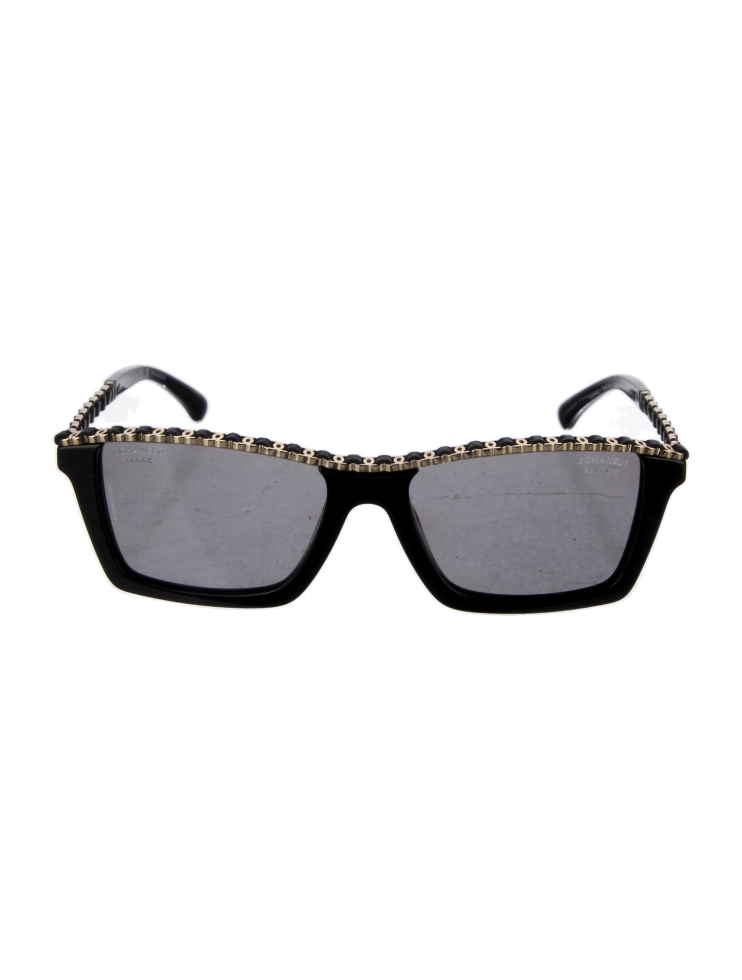 Chanel Interlocking CC Logo Wayfarer Sunglasses