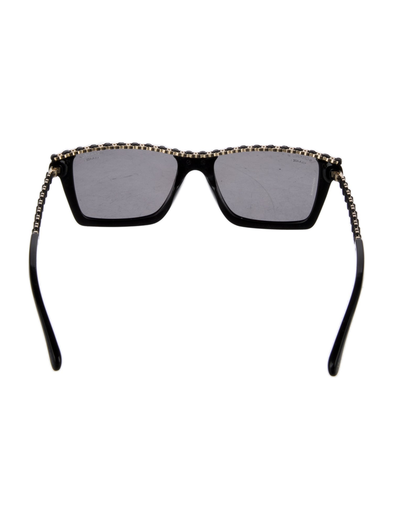 Chanel Interlocking CC Logo Wayfarer Sunglasses