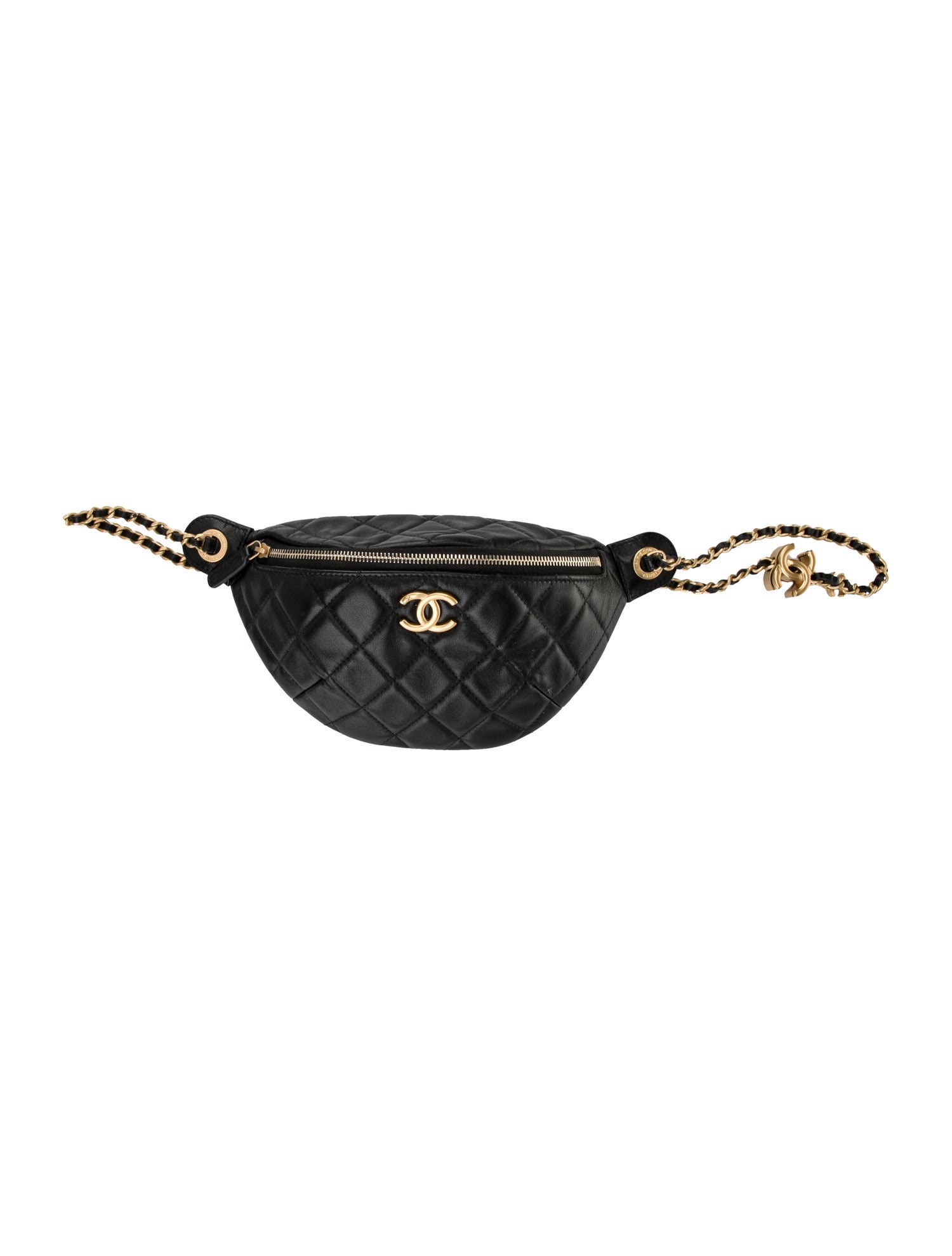Chanel Quilted CC Chain Waist Bag