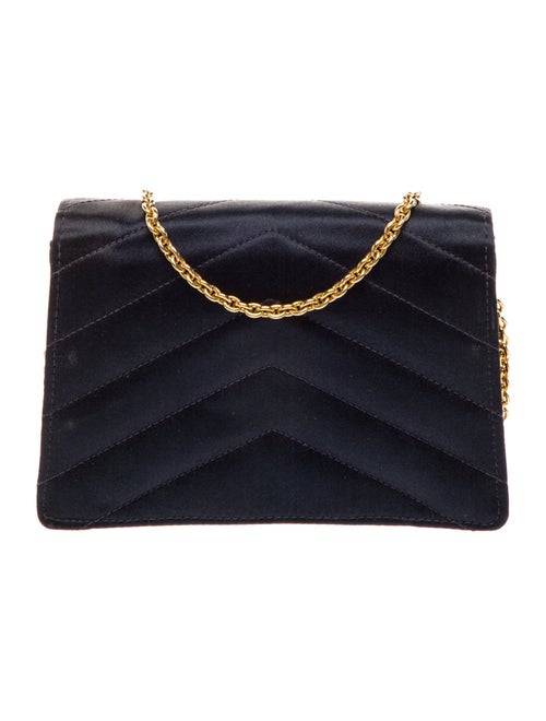 Chanel Satin Chevron Mini Flap Bag