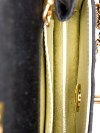 Chanel Satin Chevron Mini Flap Bag