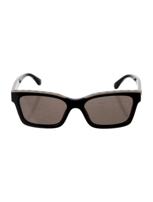 Chanel Interlocking CC Logo Wayfarer Sunglasses