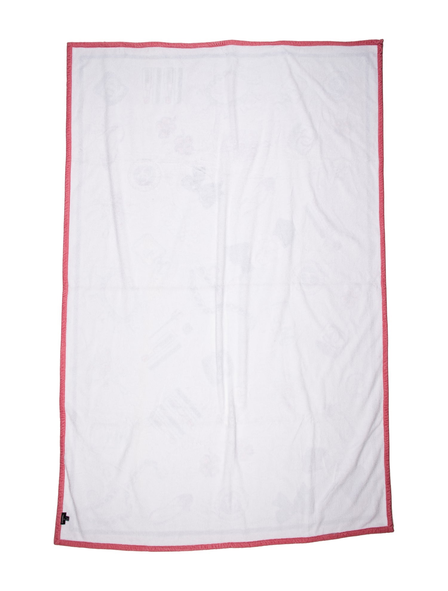 Chanel Graphic Print Beach Towel
