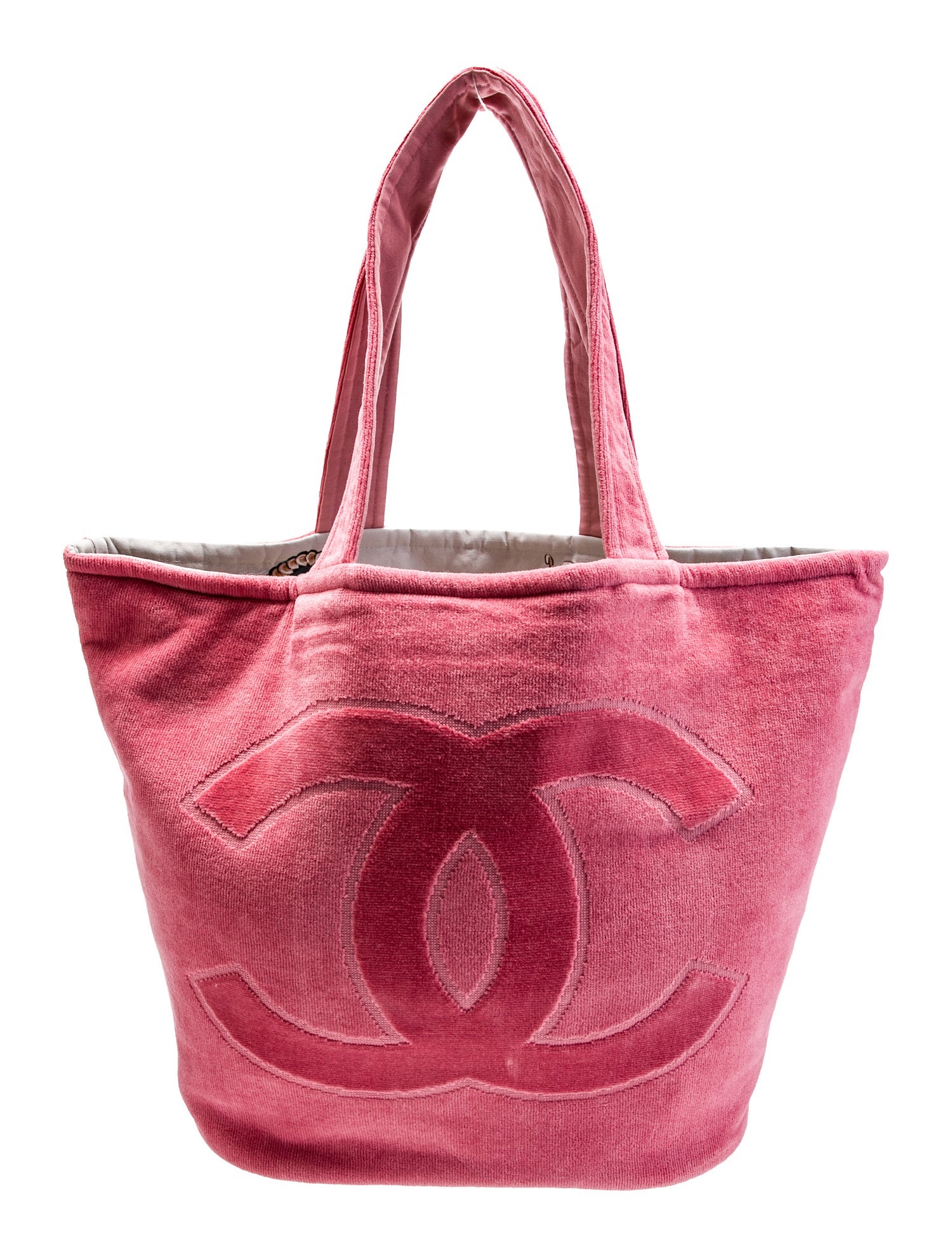 Chanel Terry CC Beach Tote w/ Pouch
